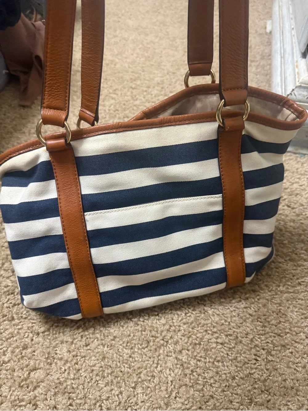 Michael Kors navy white